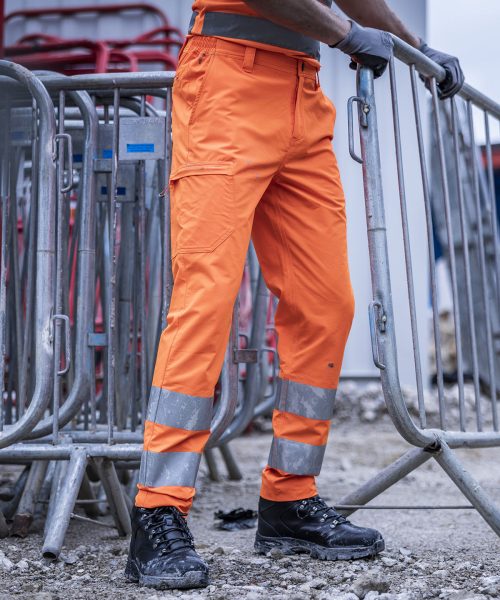 Hi-vis pro contract stretch action trousers