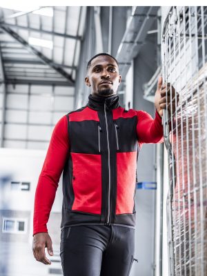 E-Volve unisex knit-effect stretch bodywarmer