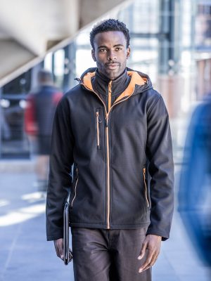Navigate 2-layer hooded softshell jacket