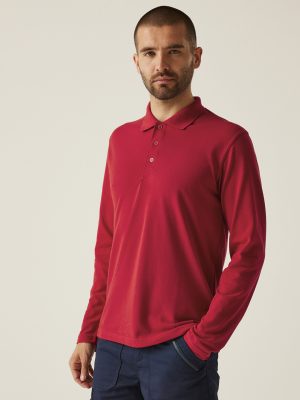 Pro 65/35 long sleeve polo