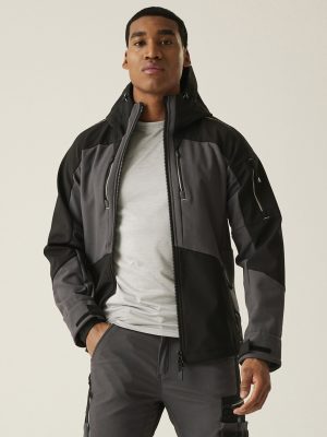 4-Tex stretch 3-layer softshell jacket
