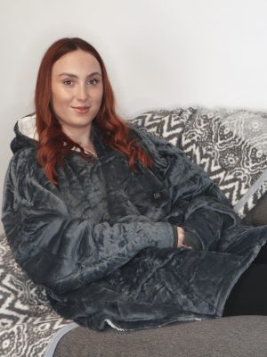 Heated Eskimo blanket hoodie