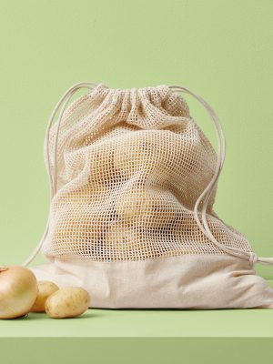 Cotton mesh bag