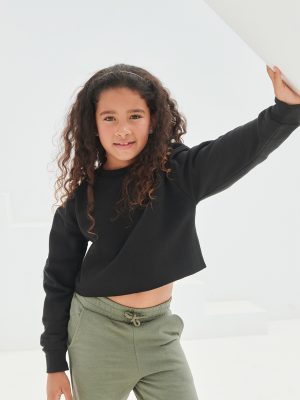 Kids cropped slounge sweat