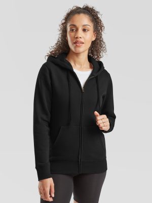 Women’s premium 70/30 hooded sweatshirt jacket