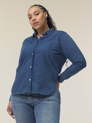Stella denim shirt (STWW970)
