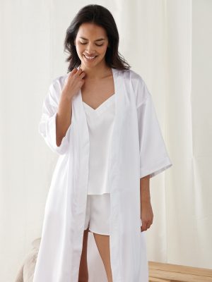 Women’s satin robe