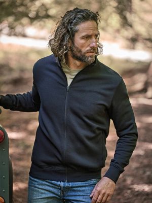 Full-zip sweat cardigan (5440)
