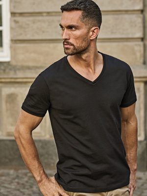 Fashion v-neck Sof tee (8006)