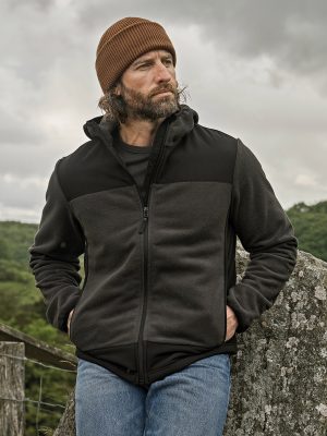 Mountain hooded fleece (9124)