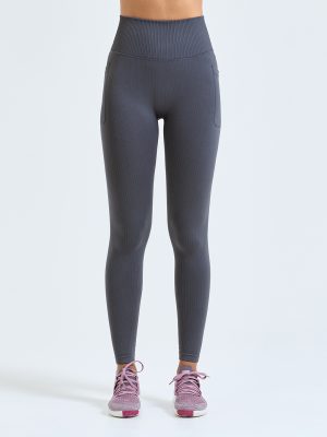 Women’s TriDri® ribbed seamless 3D fit multi-sport leggings