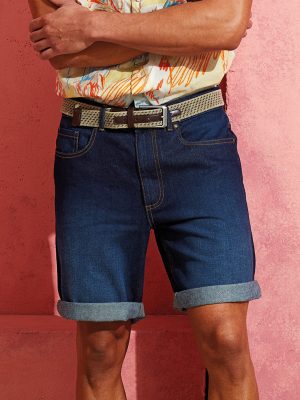 Men’s denim shorts