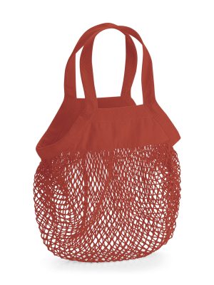 Organic cotton mini mesh grocery bag
